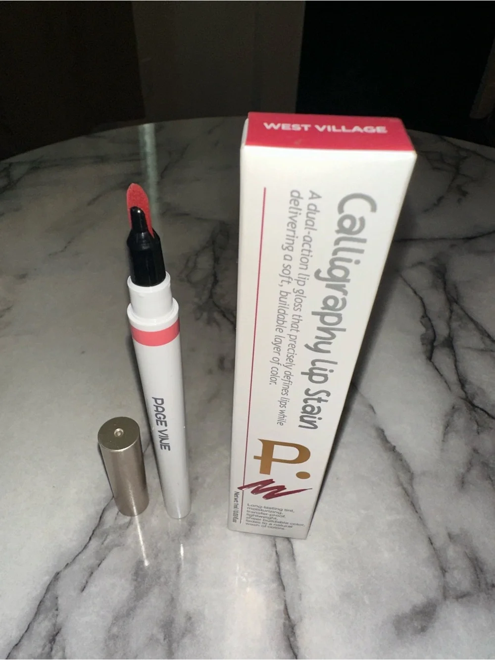 Page MVL Calligraphy Lip Stain — West Village Pink